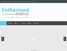 Tablet Screenshot of fatherlanddistrict.com